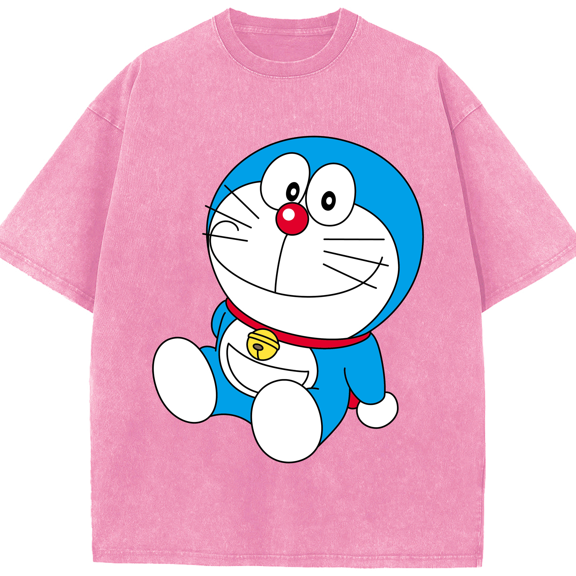 （画像用） ドラえもん Doraemon 綿100% ヴィンテージ風 半袖Tシャツ（フロントプリント）